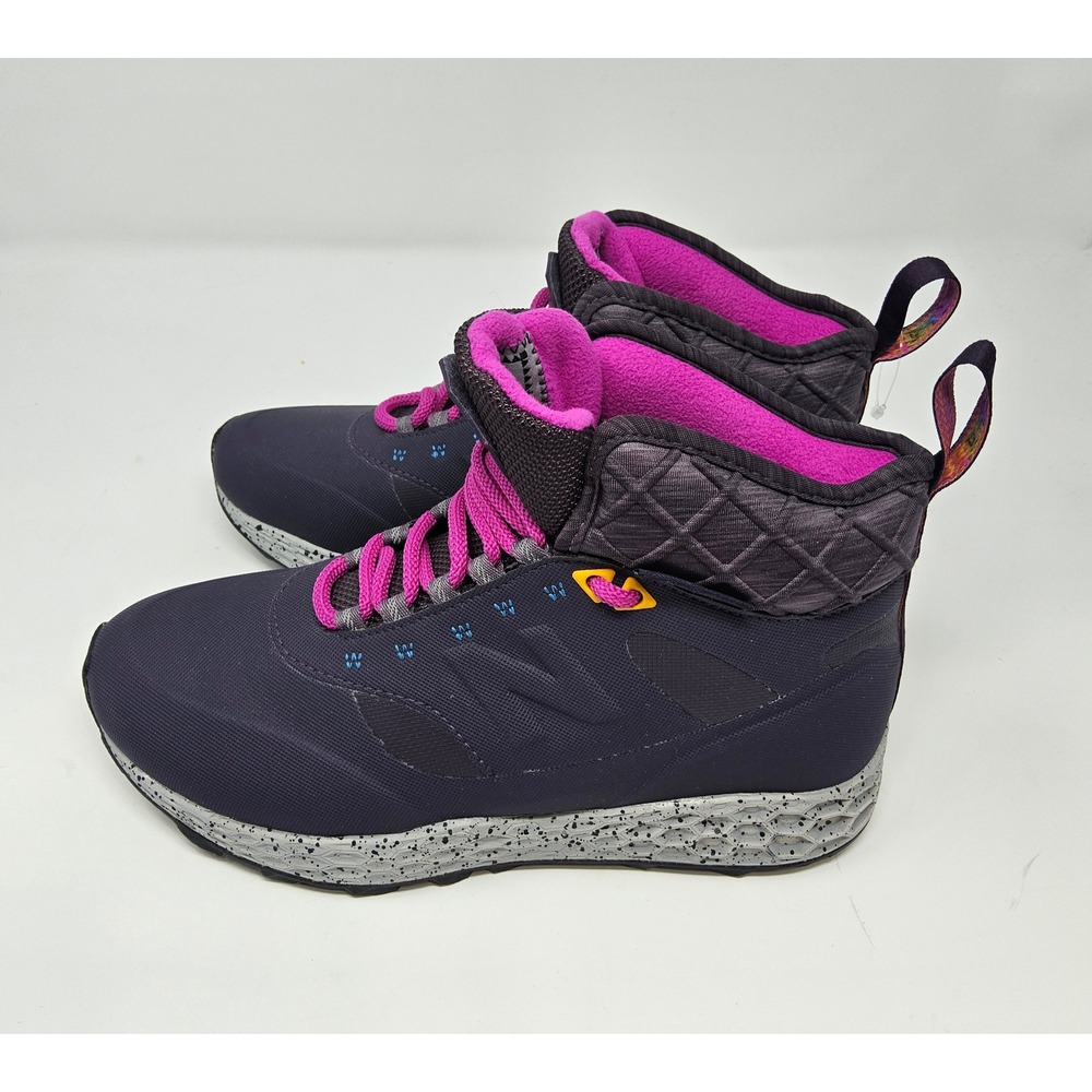 New Balance Hiking Boots Shoes Womens 8 NEW Fresh Foam 710 Purple H2O Resistant - Picture 3 of 11